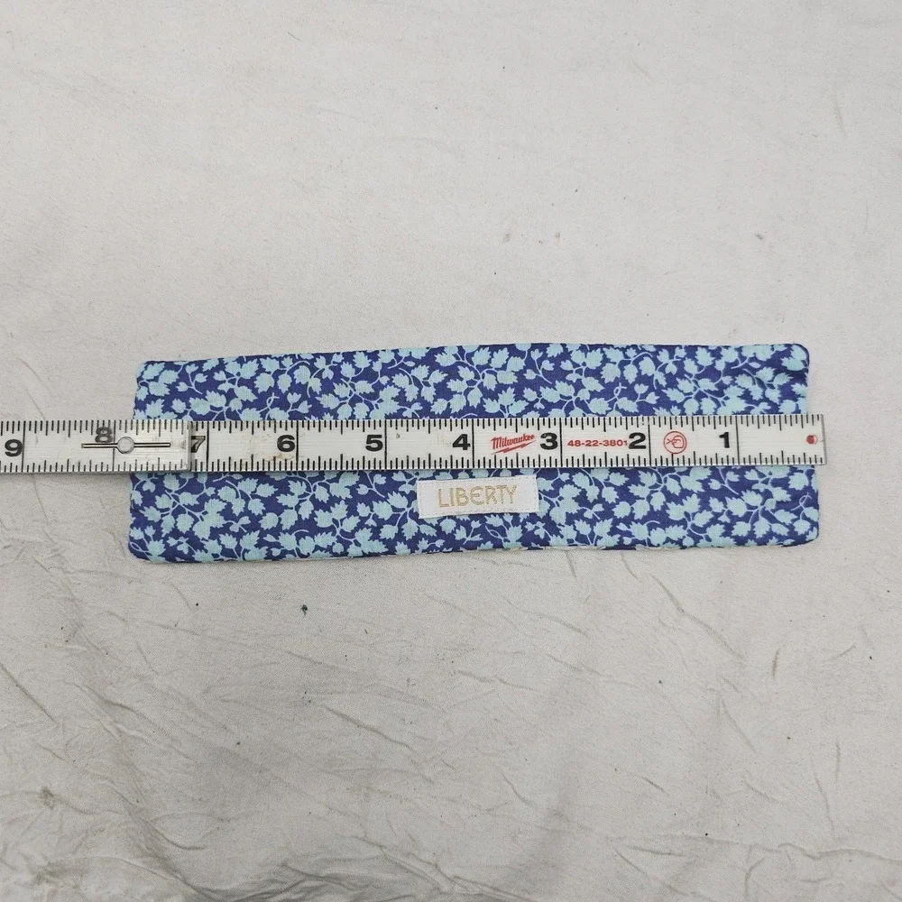 Liberty  Fabric Makeup Pen Sleeve Holder Blue Floral‎